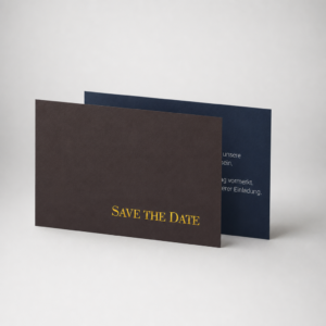 Crépuscule Save the Date Hochzeit