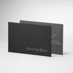 Onyx Save the Date Hochzeit