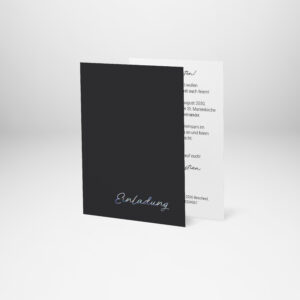 Einladung Hochzeit Script Plain Hoch